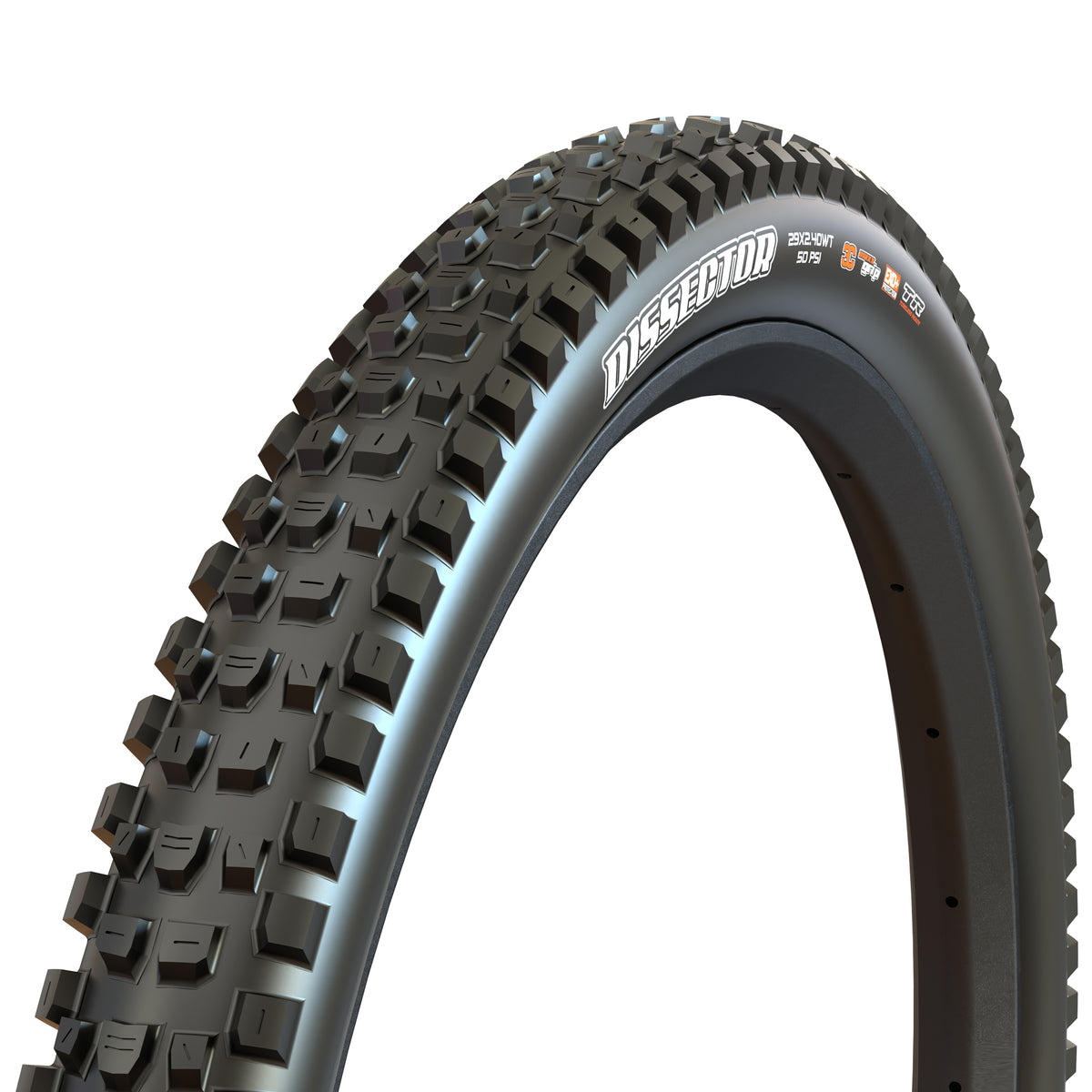 Pneu MAXXIS DISSECTOR G2 29x2.40 Exo+ MaxxTerra Tubeless Ready de talão flexível
