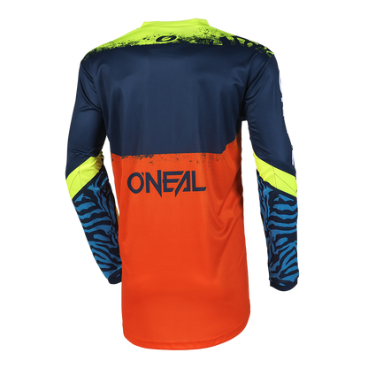 Maillot O'NEAL ELEMENT SHOCKER Junior Mangas Compridas Azul/Laranja