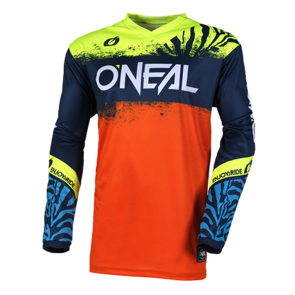 Maillot O'NEAL ELEMENT SHOCKER Junior Mangas Compridas Azul/Laranja