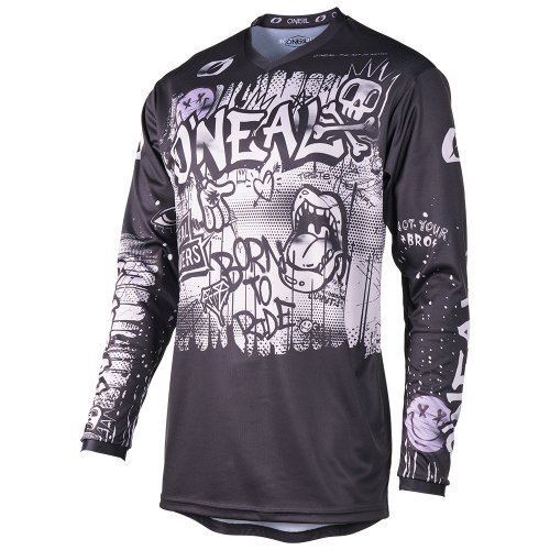 Camisola O'NEAL ELEMENT RANCID Mangas Compridas Junior Preto/Cinzento
