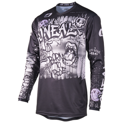 Camisola O'NEAL ELEMENT RANCID Mangas Compridas Junior Preto/Cinzento