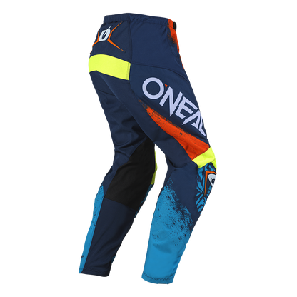 Calça O'NEAL ELEMENT SHOCKER Junior Azul/Laranja