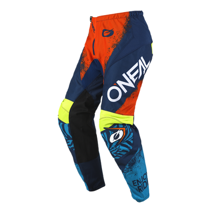 Calça O'NEAL ELEMENT SHOCKER Junior Azul/Laranja