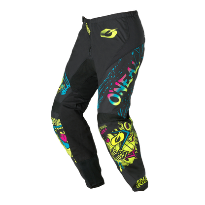 Calça O'NEAL ELEMENT RANCID Junior Preto/Amarelo