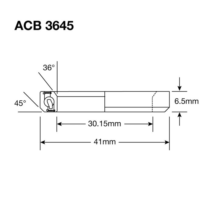 ENDURO BEARINGS Caixa de direção em aço inoxidável 440c - 30,2x41x6,5 (36x45°) ACB