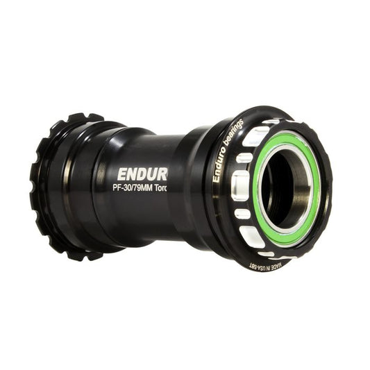 ENDURO BEARINGS Suporte inferior TorqTite BBright Eixo de 24 mm Aço inoxidável Preto