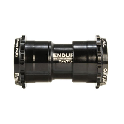 Caixa de Pedaleira ENDURO BEARINGS TORQTITE PF30 Eixo 30mm Aço Inoxidável Preto
