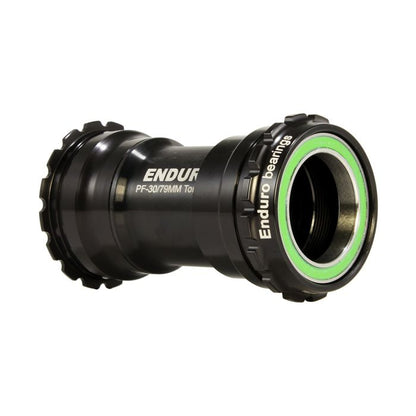 Movimento Central ENDURO BEARINGS TORQTITE BBright Eixo 30mm Aço Inoxidável Preto