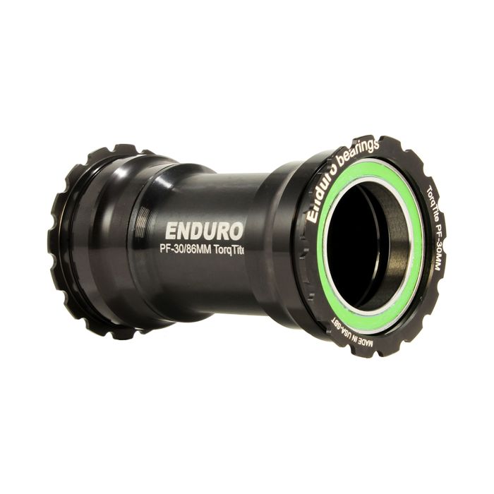 ENDURO BEARINGS TorqTite BB386 Suporte inferior com eixo de 30 mm - XD-15 Pro - Preto