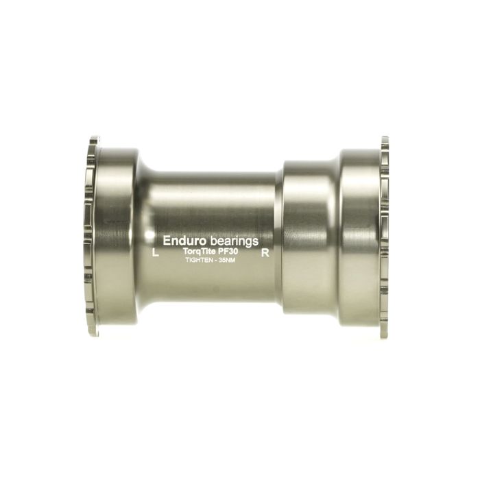 ENDURO BEARINGS Suporte inferior TorqTite PF30 Eixo DUB Rolamentos em aço inoxidável Grafite