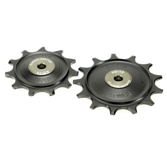 ENDURO BEARINGS polias de suspensão do desviador - XD-15 - Shimano GRX - 11s 1X - Preto