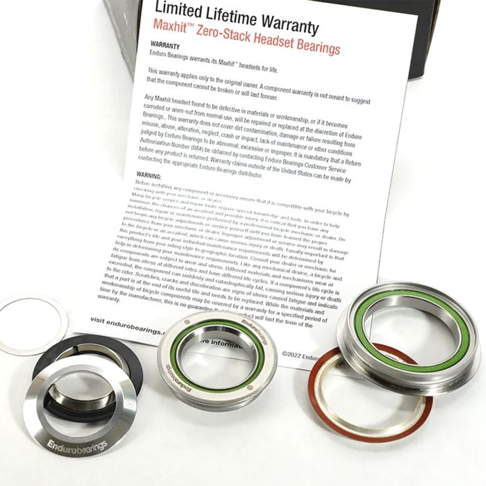 ENDURO BEARINGS Maxhit Cabeça 1"1/8 - 1.5" ZS44mm/ZS56mm Preto