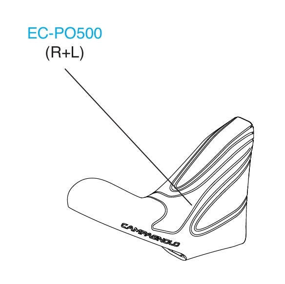 Coberturas CAMPAGNOLO POTENZA 2017 CENTAUR 2018 POWER-SHIFT 11V PRETO
