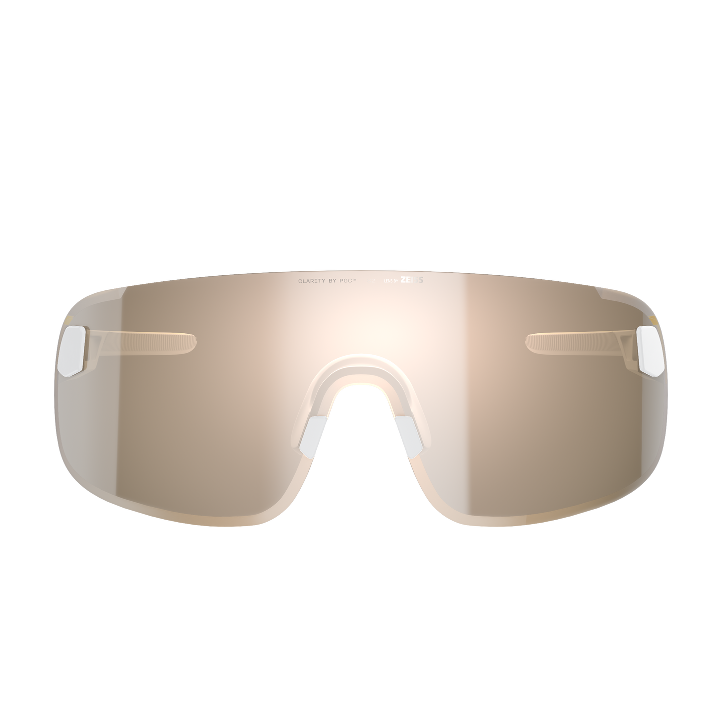 POC ELICIT + Goggles White/Clarity Trail / Sunny Silver