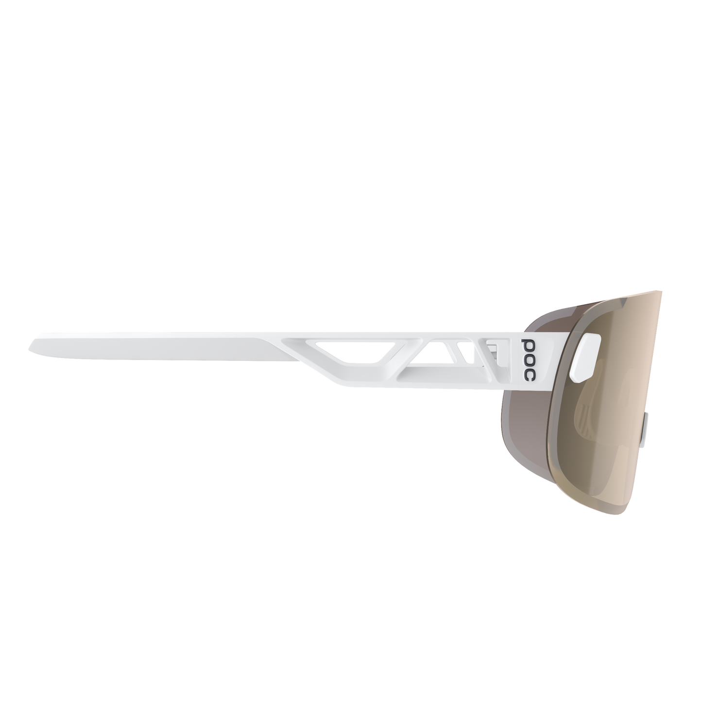 POC ELICIT + Goggles White/Clarity Trail / Sunny Silver