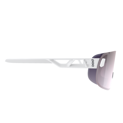 Óculos POC ELICIT + Branco Lente Clarity Road Sunny Silver