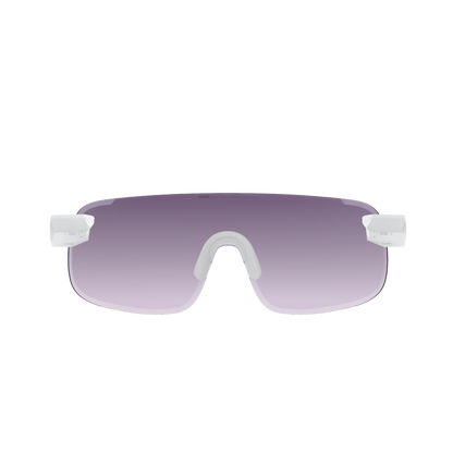 Óculos POC ELICIT + Branco Lente Clarity Road Sunny Silver