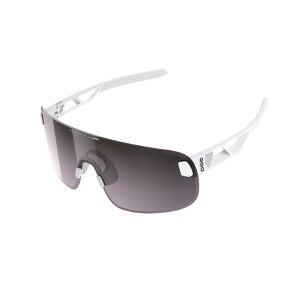 Óculos POC ELICIT + Branco Lente Clarity Road Sunny Silver