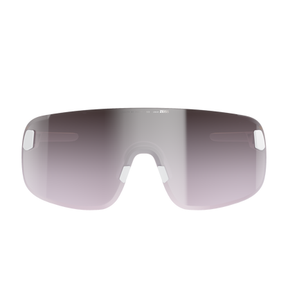 Óculos POC ELICIT + Branco Lente Clarity Road Sunny Silver