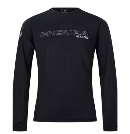 Maillot ENDURA MT500 BURNER Junior Mangas Compridas Preto