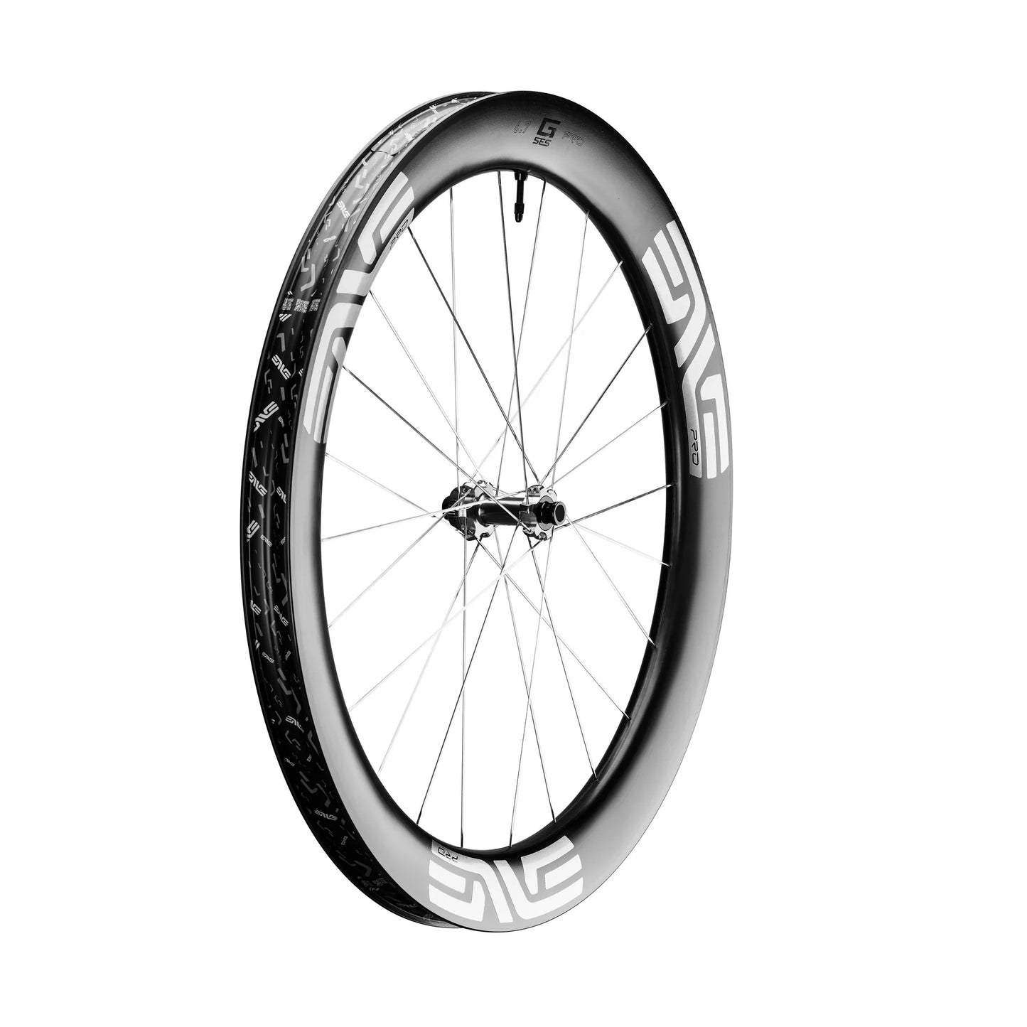 Roda dianteira ENVE G SES 6.7 PROTubeless Ready (Center Lock) Preto
