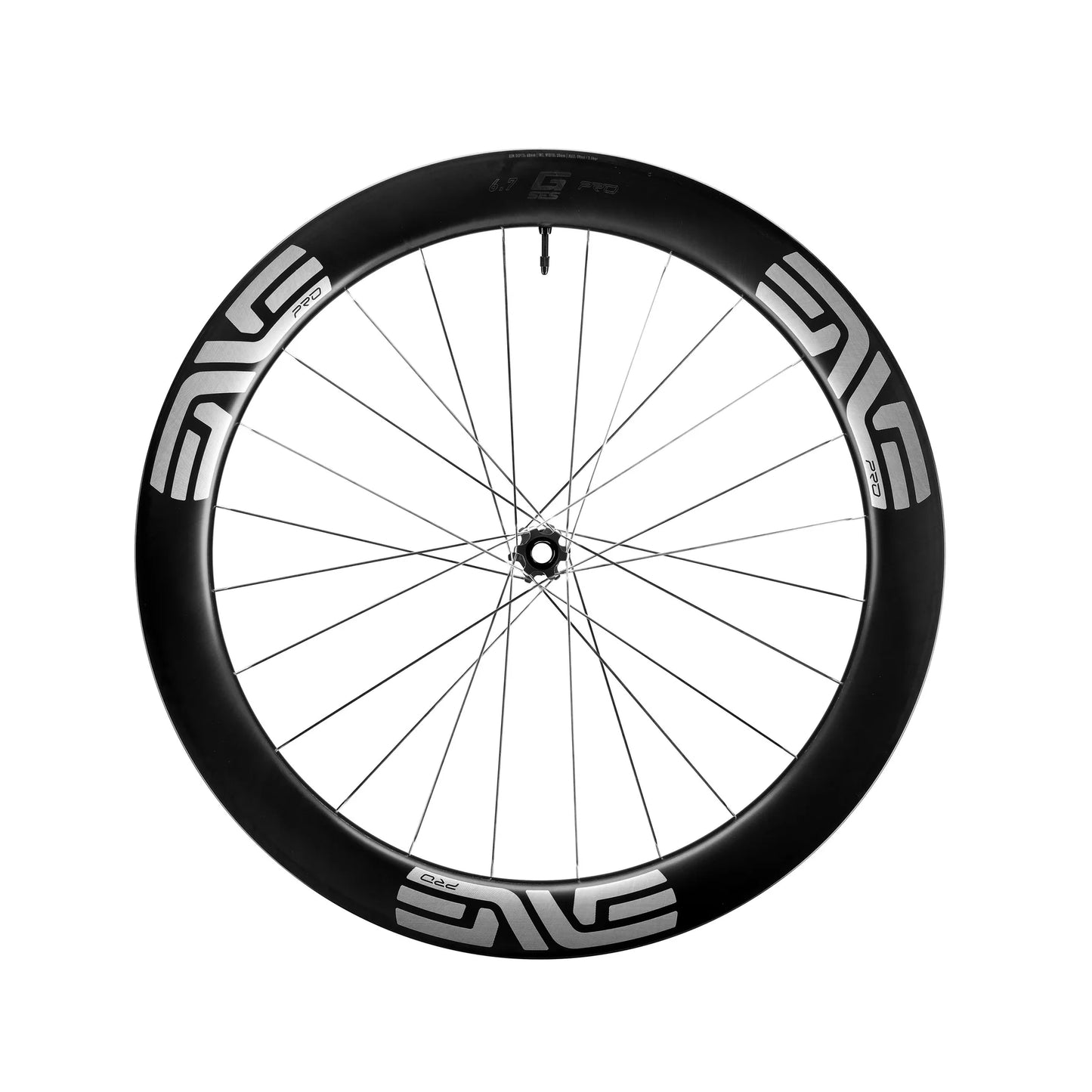 Roda dianteira ENVE G SES 6.7 PROTubeless Ready (Center Lock) Preto