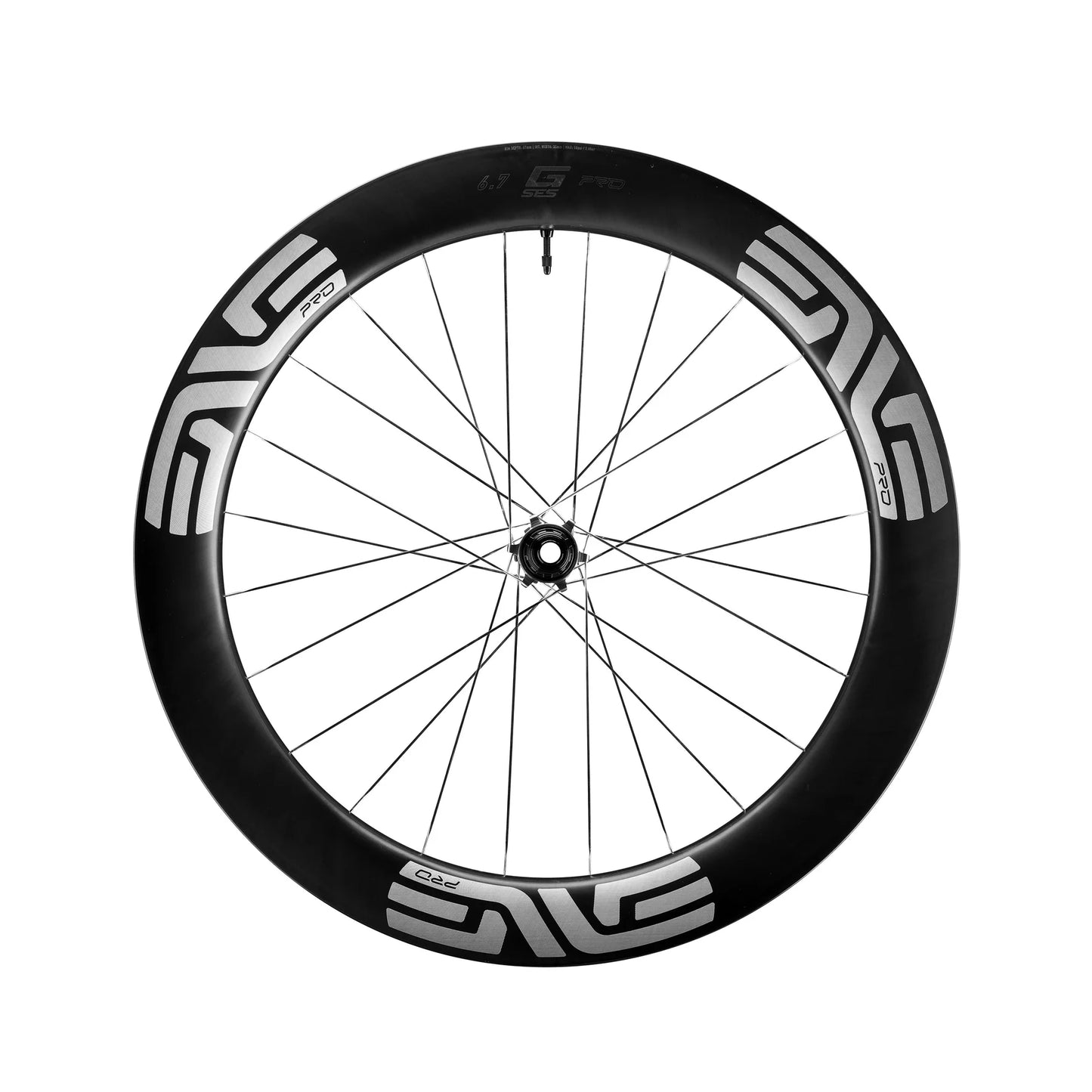 Roda traseira ENVE G SES 6.7 PRO Tubeless Ready (Center Lock) Preto