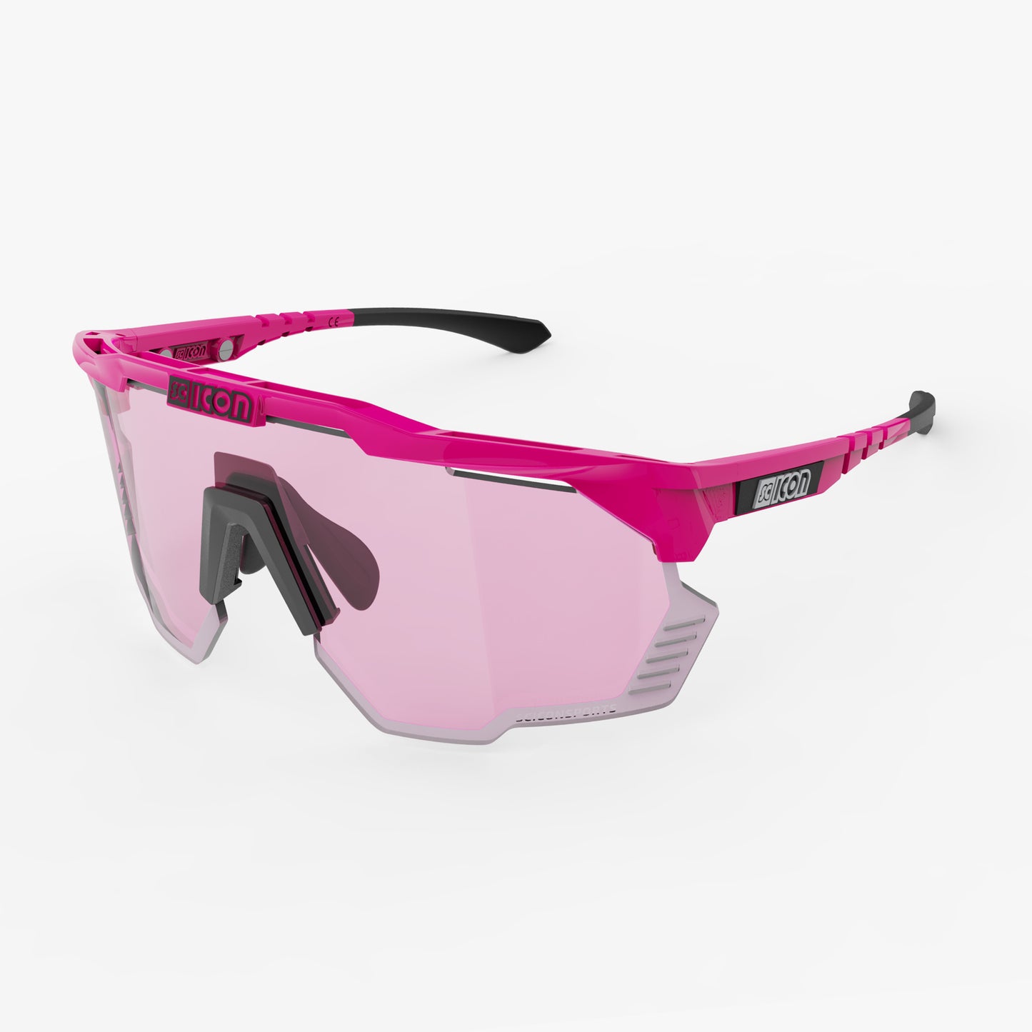 Óculos de sol SCICON AEROSHADE KUNKEN Fluo Pink Multimirror Blue
