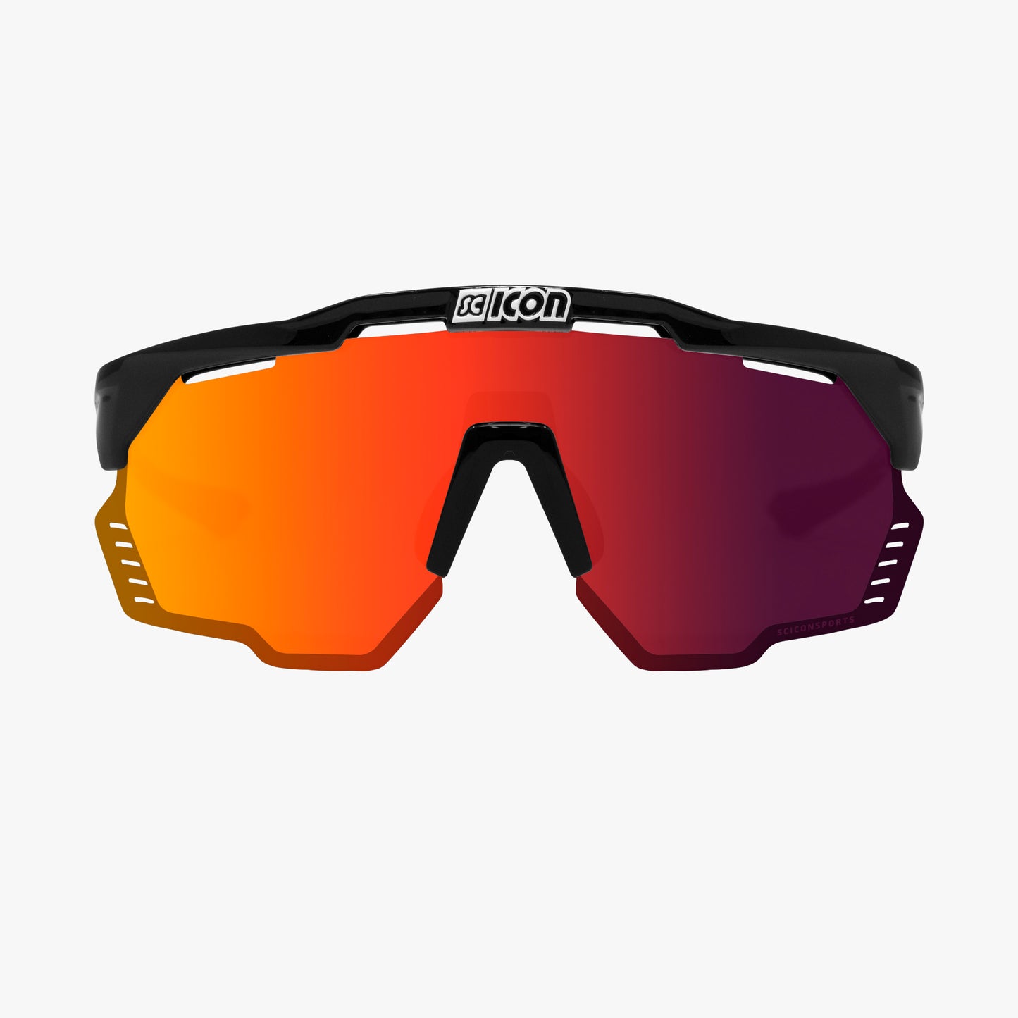 Óculos de proteção SCICON AEROSHADE KUNKEN Preto Multimirror Vermelho