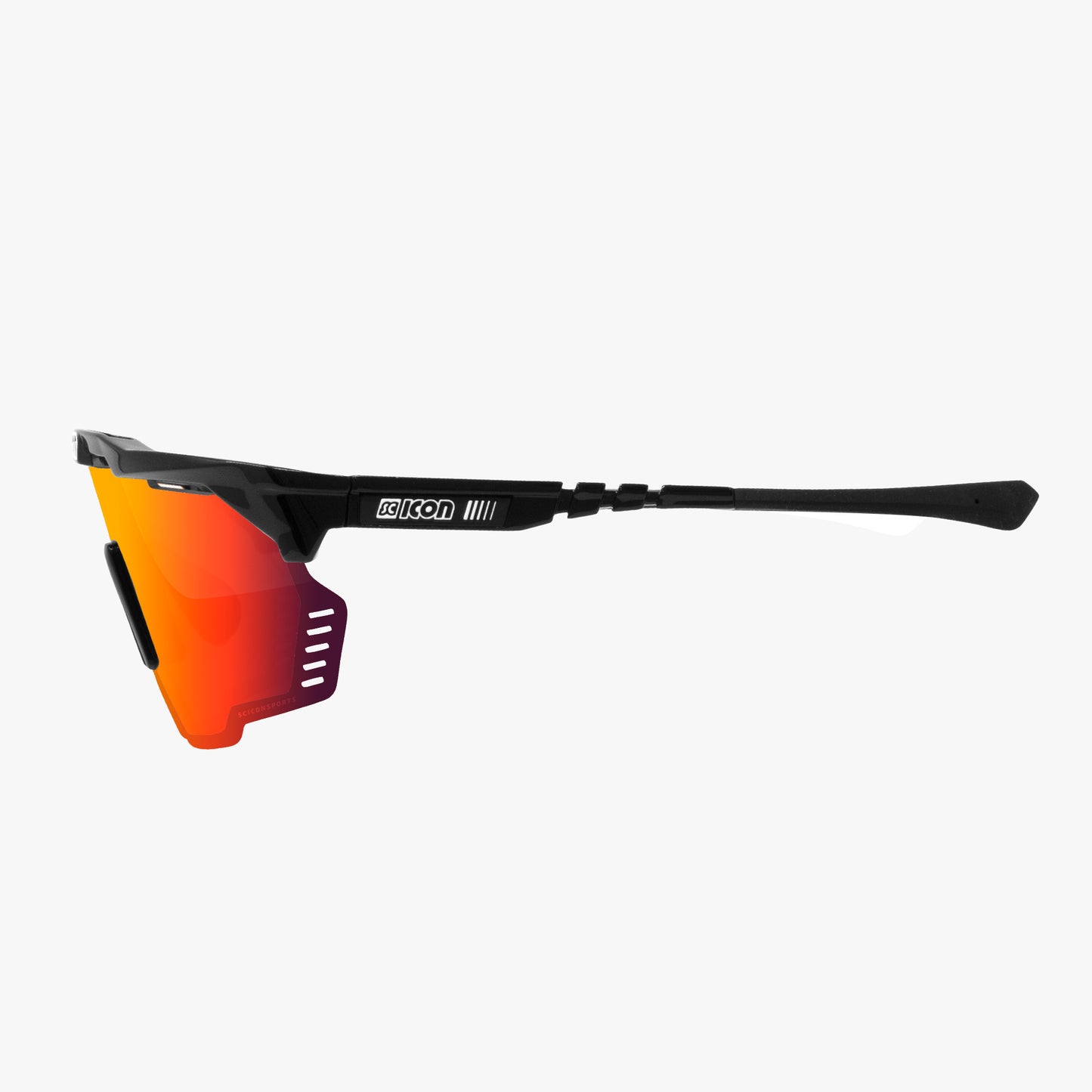 Óculos de proteção SCICON AEROSHADE KUNKEN Preto Multimirror Vermelho