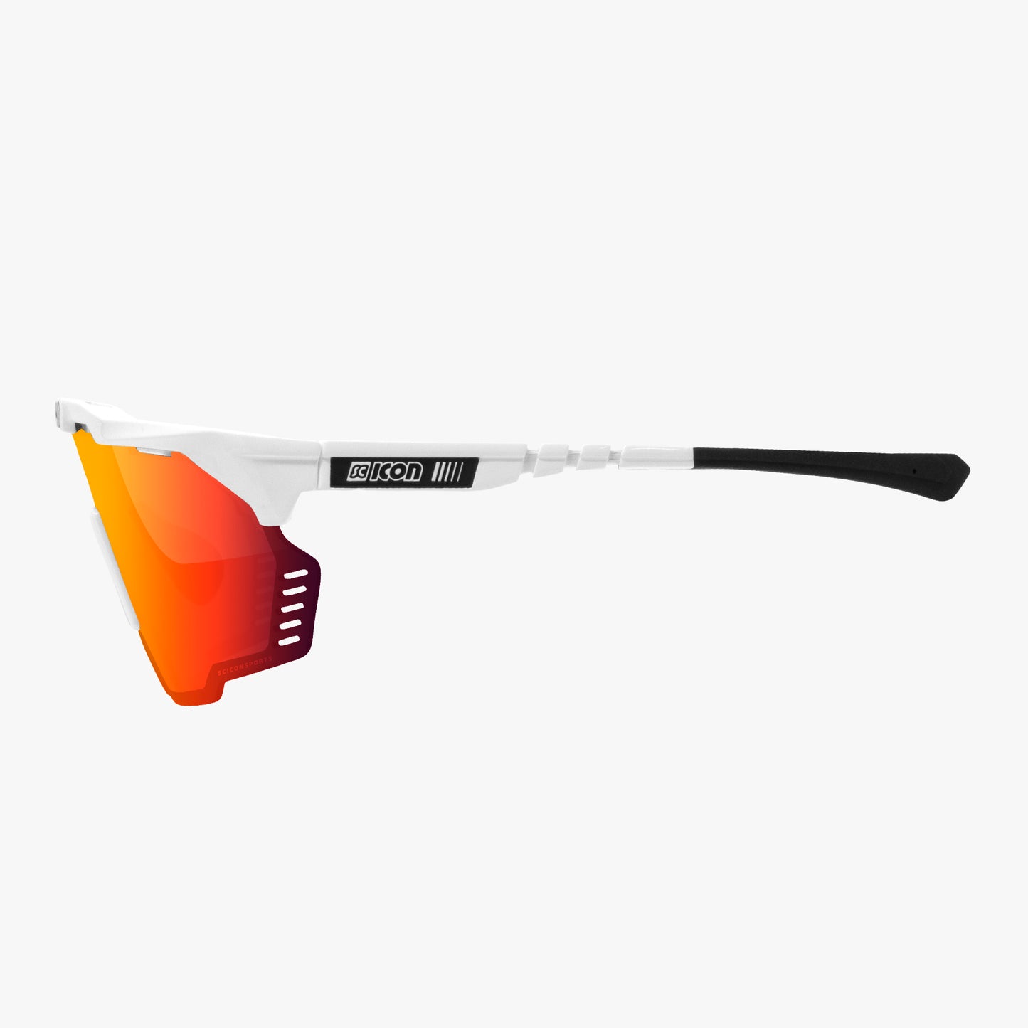 Óculos de proteção SCICON AEROSHADE KUNKEN Branco Multimirror Vermelho