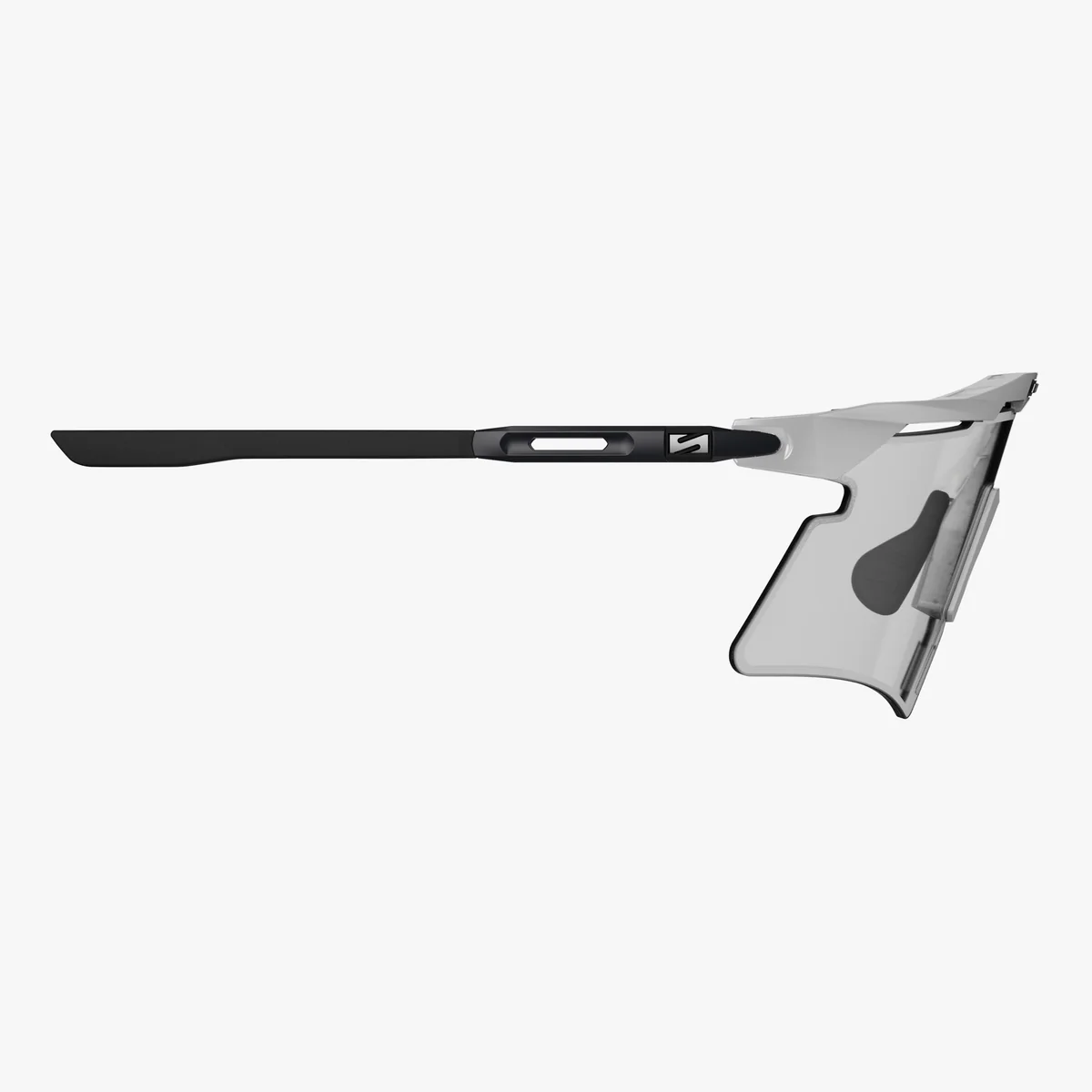 SCICON AEROSHADE 2.0 TITANIUM Óculos de metal branco Lentes fotocromáticas cinzentas