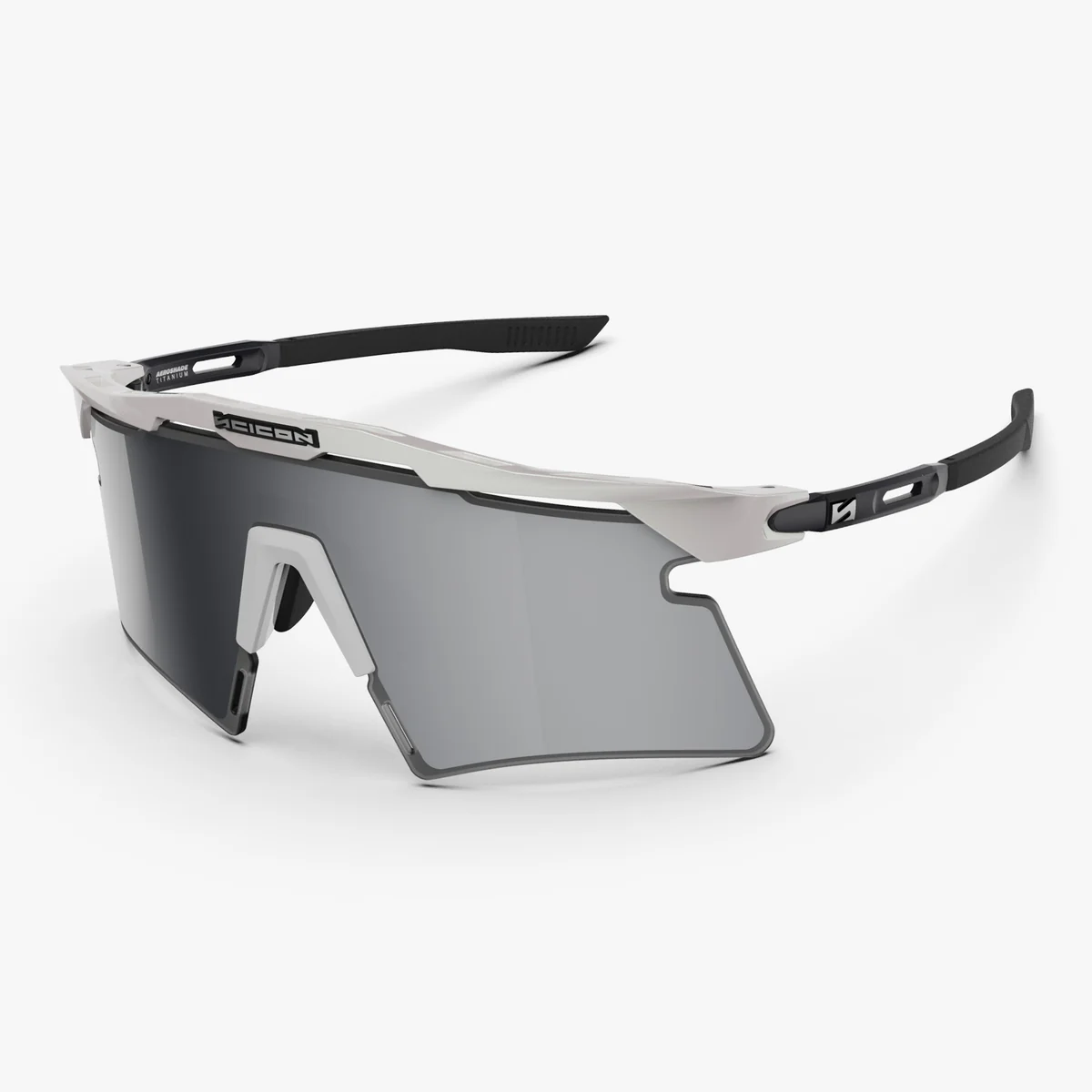 Óculos SCICON AEROSHADE 2.0 TITANIUM White Metal Multimirror Prata + Rosa