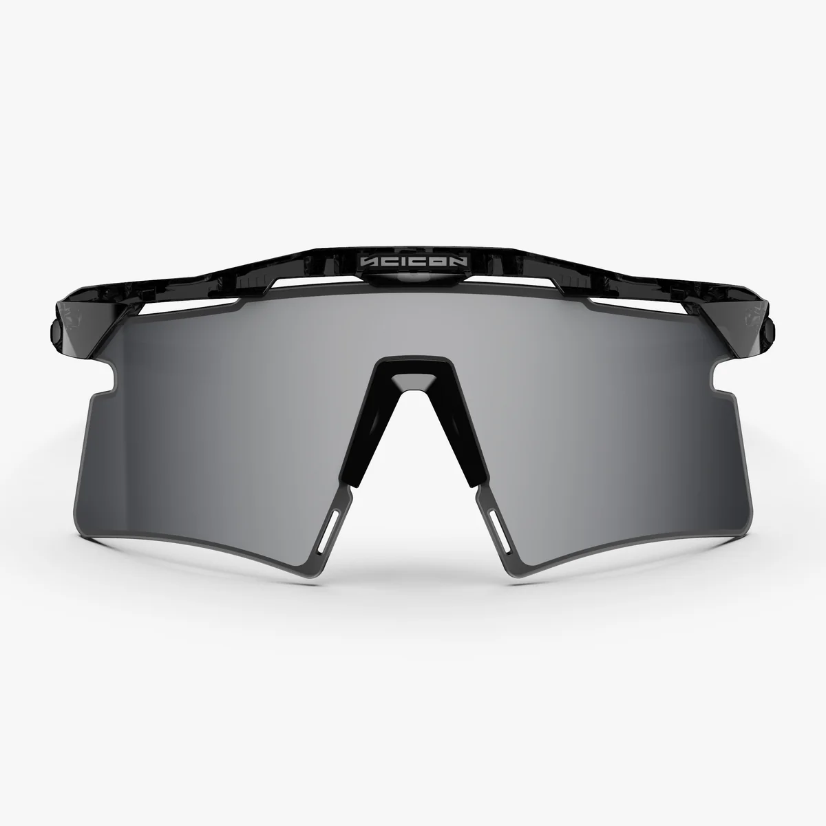 SCICON AEROSHADE 2.0 TITANIUM Glasses Black Crystal Gloss Multimirror Silver + Pink Lens