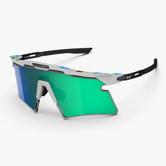 SCICON AEROSHADE 2.0 TITANIUM WC CAMPEÃO EUROPEU Lentes Multimirror Azul Verde + Rosa
