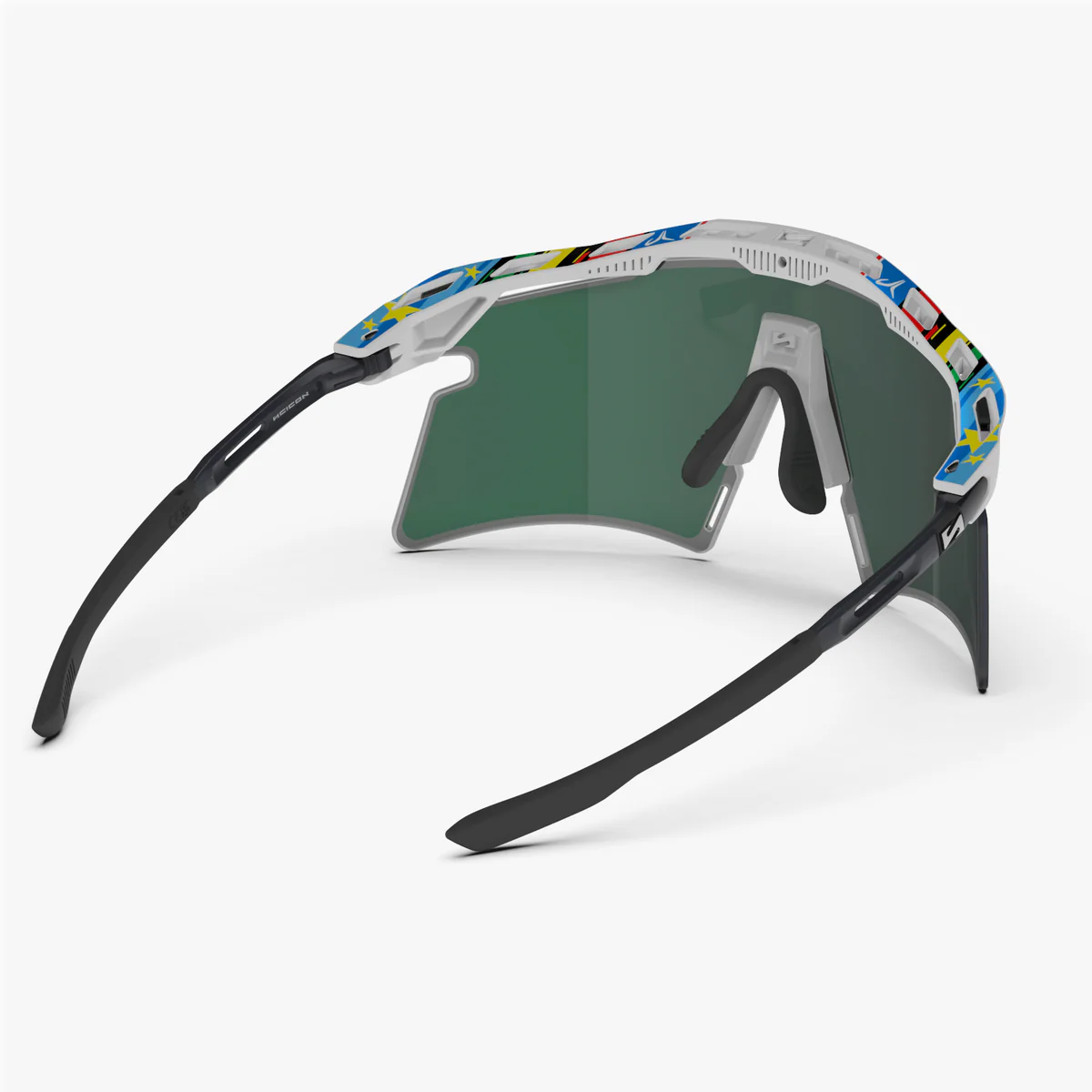 SCICON AEROSHADE 2.0 TITANIUM WC CAMPEÃO EUROPEU Lentes Multimirror Azul Verde + Rosa