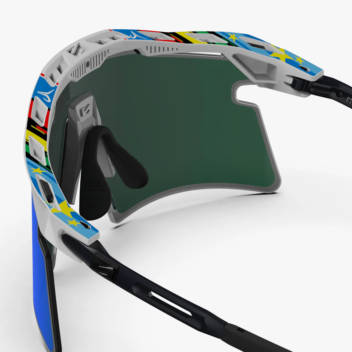 SCICON AEROSHADE 2.0 TITANIUM WC CAMPEÃO EUROPEU Lentes Multimirror Azul Verde + Rosa