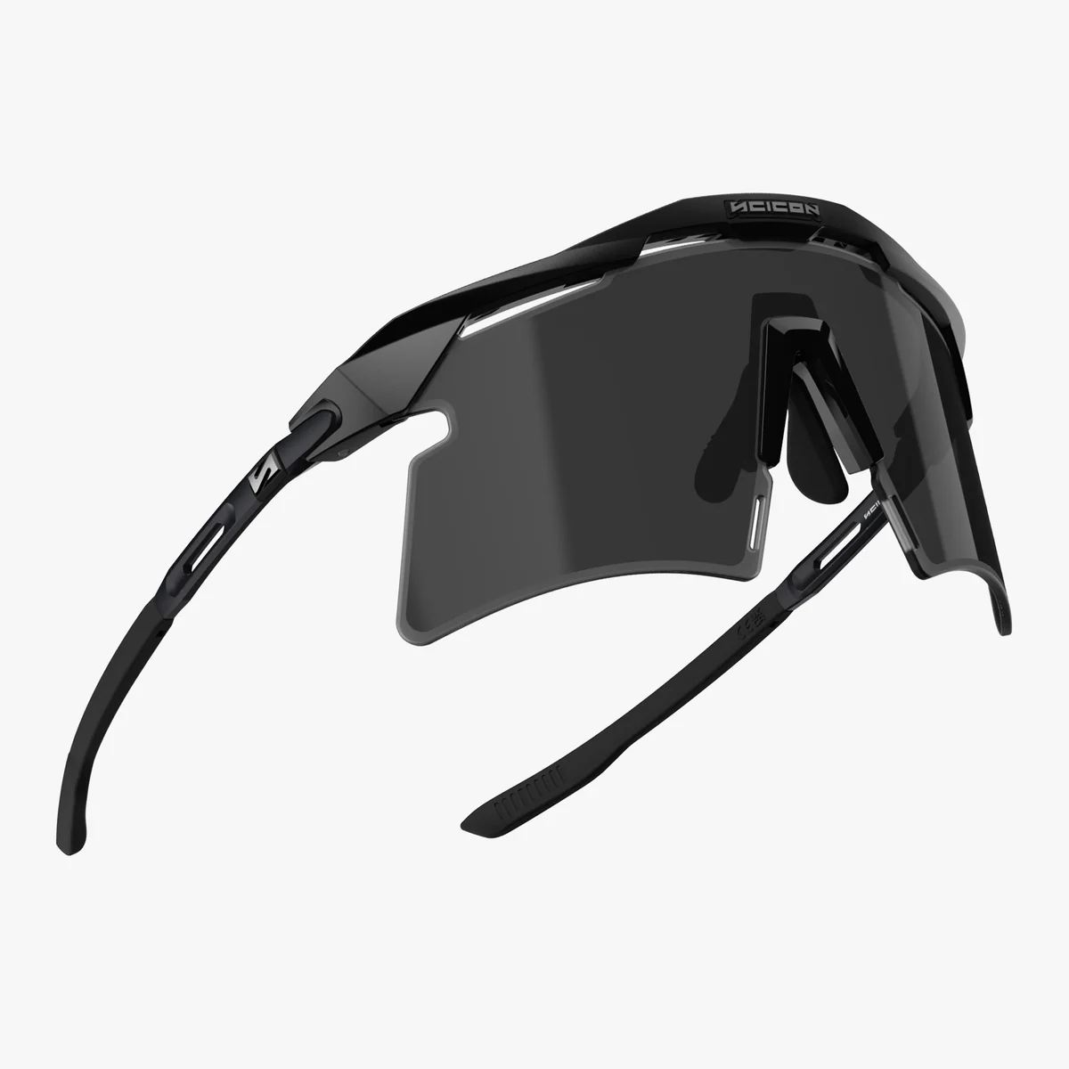 SCICON AEROSHADE 2.0 TITANIUM Glasses Matt Black Smoke Black + Pink Lens