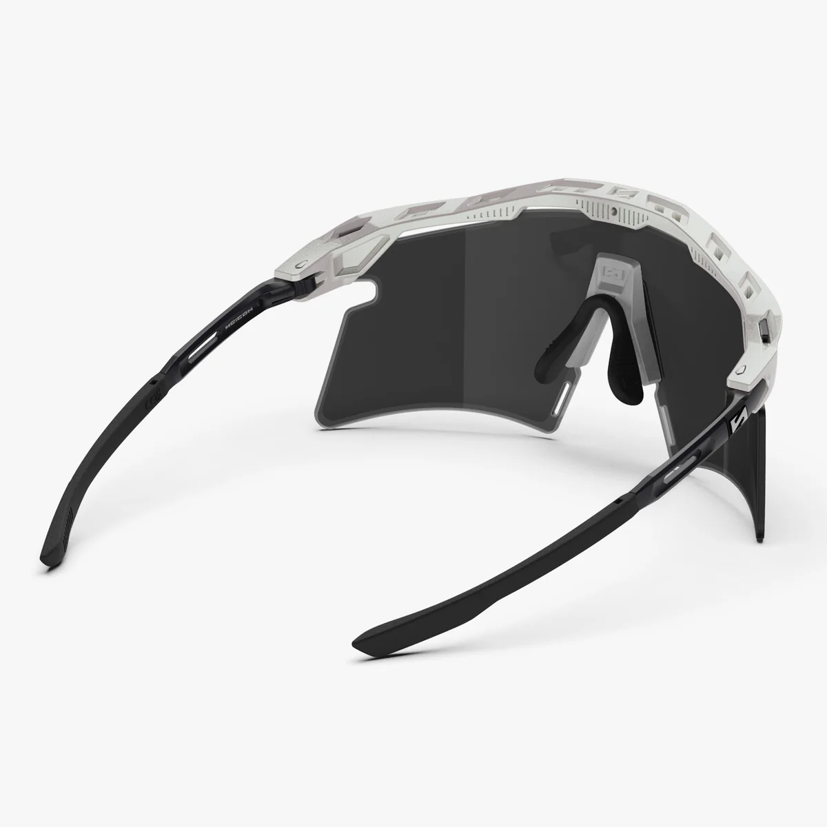 Óculos SCICON AEROSHADE 2.0 TITANIUM Branco Metal Fumo Preto + Rosa