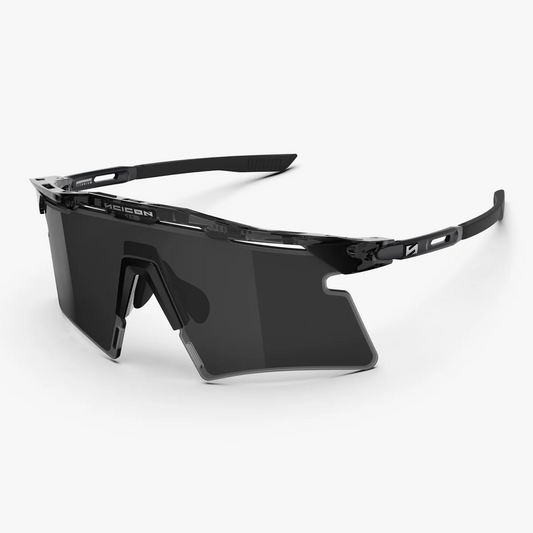 Óculos SCICON AEROSHADE 2.0 TITANIUM Preto Cristal Lente Brilhante Preto Fumo + Rosa