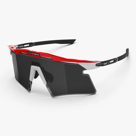 SCICON AEROSHADE 2.0 TITANIUM UAE EMIRATES Óculos de sol preto fumado + lentes cor-de-rosa