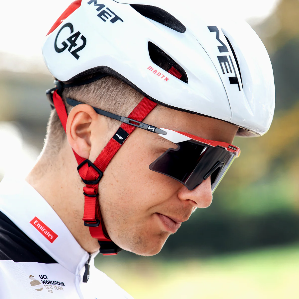 SCICON AEROSHADE 2.0 TITANIUM UAE EMIRATES Óculos de sol preto fumado + lentes cor-de-rosa