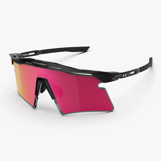 SCICON AEROSHADE 2.0 TITANIUM Preto Mate Sunburts Lentes Multimirror + Óculos cor-de-rosa