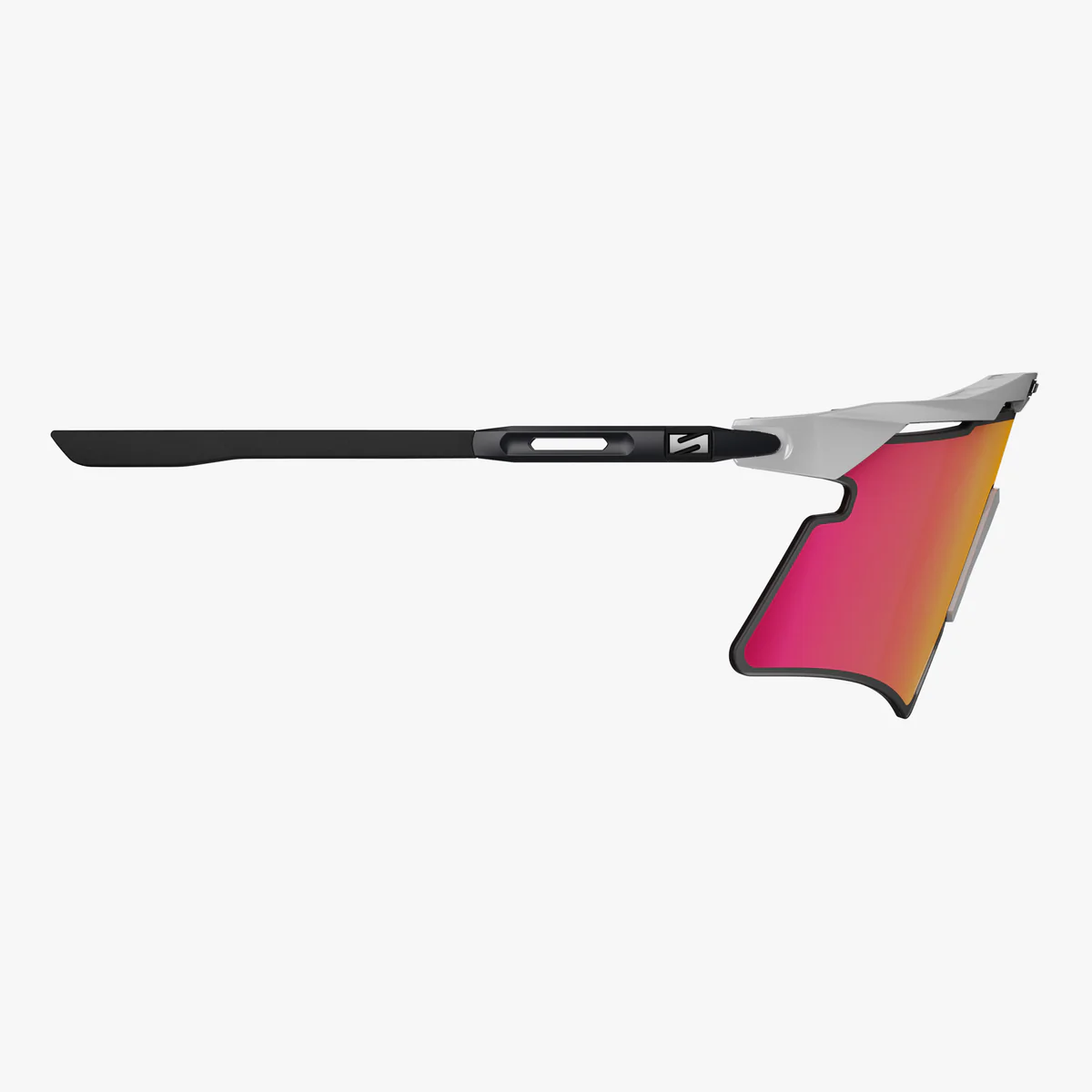 SCICON AEROSHADE 2.0 TITANIUM Óculos de sol multi-espelho de metal branco + óculos cor-de-rosa
