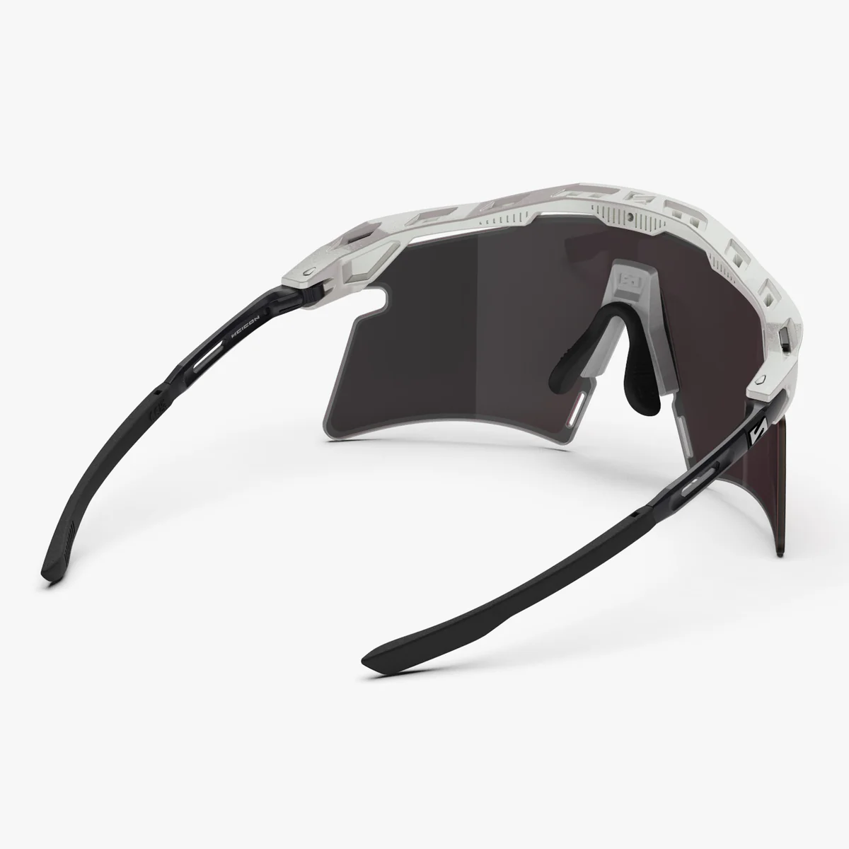 SCICON AEROSHADE 2.0 TITANIUM Óculos de sol multi-espelho de metal branco + óculos cor-de-rosa
