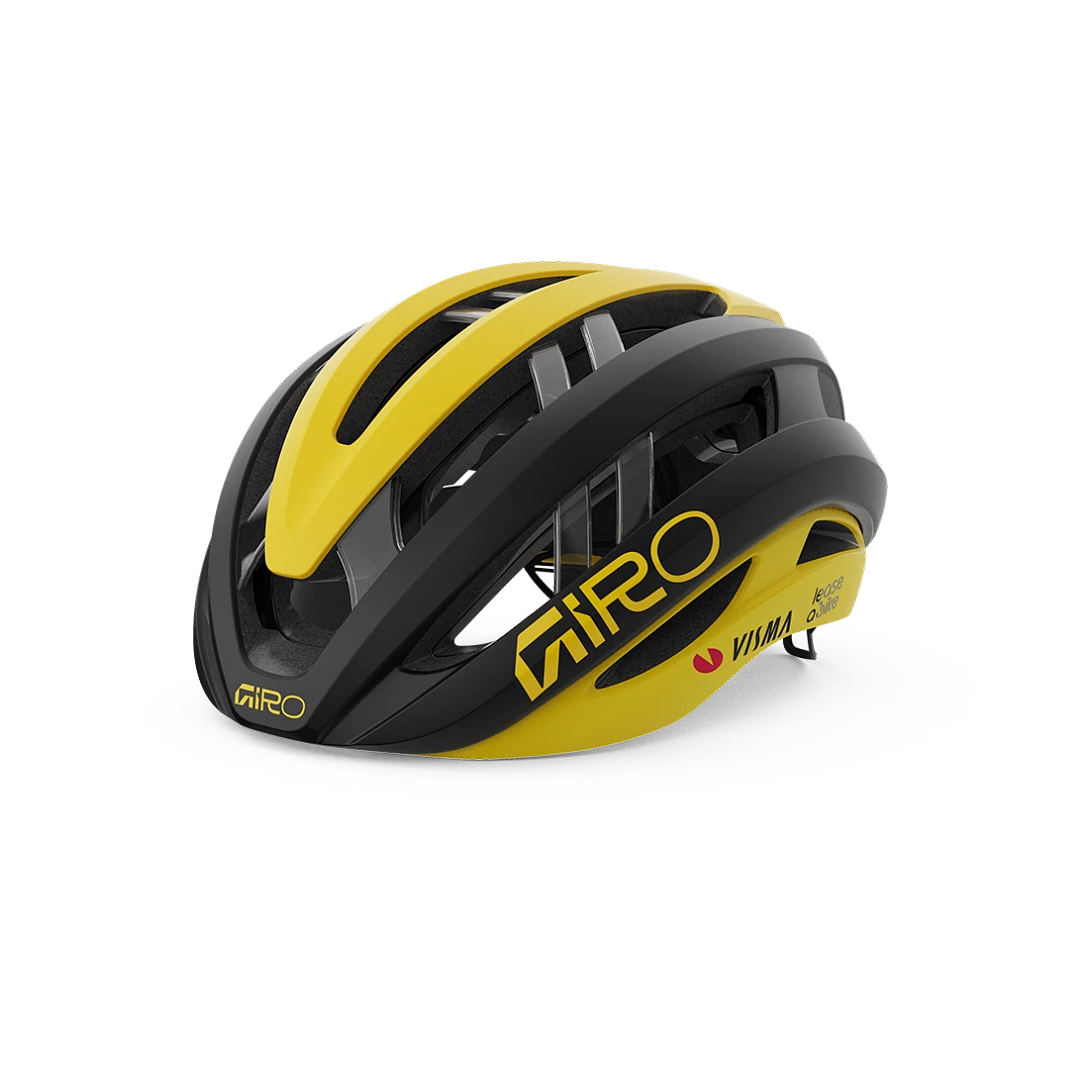 Capacete de estrada GIRO ARIES MIPS SPHERICAL VISMA LEASE A BIKE Preto/Amarelo