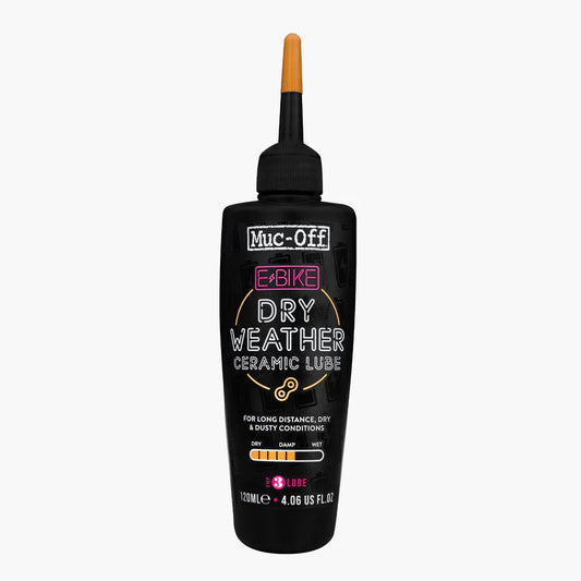 MUC-OFF E-BIKE DRY WEATHER Lubrificante de corrente para condições secas (120 ml)