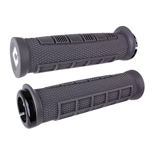 Punhos ODI ELITE PRO V2.1 Lock-on 130 mm Cinzento