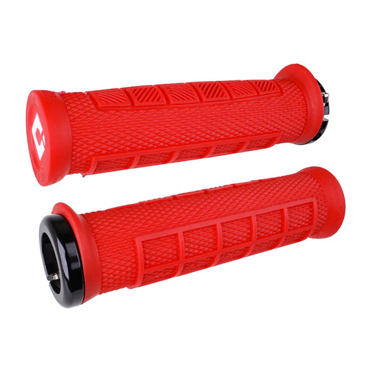 Punhos ODI ELITE PRO V2.1 Lock-on 130 mm Vermelho