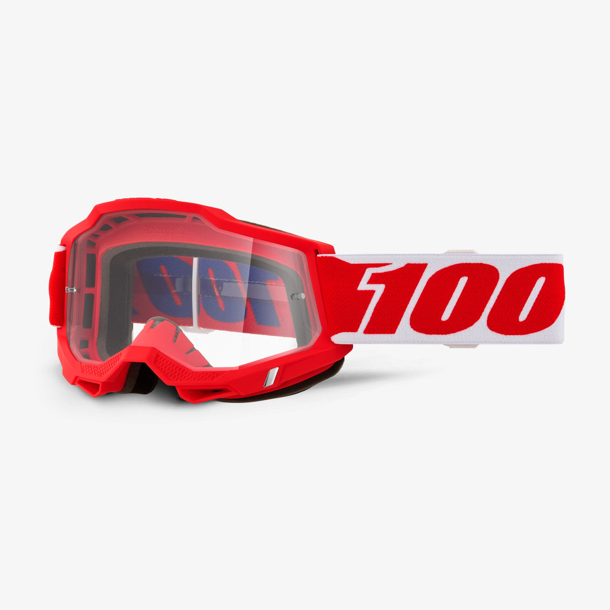 Óculos de proteção 100% ACCURI 2 Rd001 com lente espelhada vermelha - vista 2